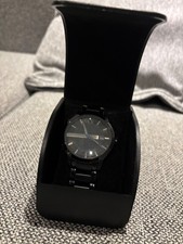 Black armani watch for sale  RYDE