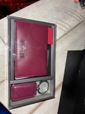 Tumi leather wallet for sale  Brick