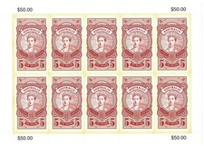 ESTADO PERFEITO 2010 Patrimônio Colonial, $5 Vermelho, Rainha Vitória, folheto completo, sem marca de charneira, escasso comprar usado  Enviando para Brazil