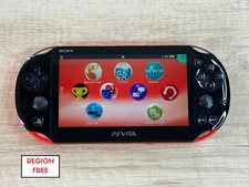 Console Sony PS Vita PCH-2000 vermelho preto região livre todos os idiomas S5681 comprar usado  Enviando para Brazil