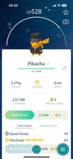 Pokémon Go Shiny Pikachu Dapper com detalhes azuis | Troque 20K poeira ou mini PTC comprar usado  Enviando para Brazil