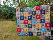 Patchwork lap cover for sale  KENILWORTH