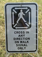 Cross direction signal for sale  White Marsh