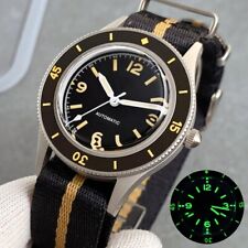 Relógio automático masculino Super Lume 40mm NH35 200M bolha de mergulho safira mão branca comprar usado  Enviando para Brazil
