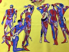 Cachecol GIANNI VERSACE “Teatro” ATELIER VERSACE (34” x 34”) / 1992 / RARO comprar usado  Enviando para Brazil