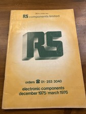 Catálogo RS Components Radio Repuestos Diciembre - Marzo 1975-1976 - RS Cats segunda mano  Embacar hacia Mexico
