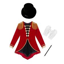 Fantasia infantil meninas collant borla vestir Natal Ringmaster circo carnaval show comprar usado  Enviando para Brazil