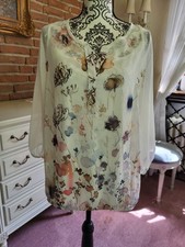 Bluse top chiffon gebraucht kaufen  Hodelhagen