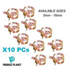 10 X Mini Mangueira Linha de Combustível Mangueira Mola Clipes Tubo de Água Braçadeiras de Tubo de Ar 5mm-16mm, usado comprar usado  Enviando para Brazil