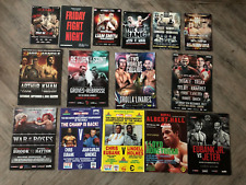 Boxing programme collection for sale  POOLE