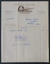 Facture 1938 ferte d'occasion  Nantes-