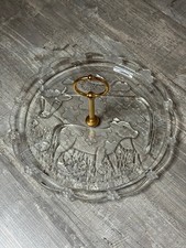 Servierplatte goldenem griff gebraucht kaufen  Essingen