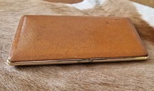 Tan leather cigarette for sale  STOKE-ON-TRENT