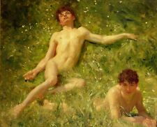 Print canvas sunbathers for sale  Topsham