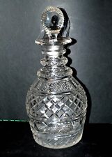Antique crystal carafe d'occasion  Expédié en Belgium