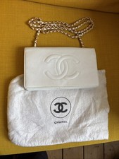 Original Chanel Tasche Clutch weiss ,mit Kette Bag Timeless Mini Square Vintage, usado comprar usado Original Chanel Tasche Clutch weiss ,mit Kette Bag Timeless Mini Square Vintage, usado comprar usado  Enviando para Brazil