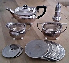 Silver plate tea for sale  MORPETH