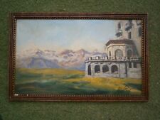 Ancienne peinture huile d'occasion  Sainte-Suzanne