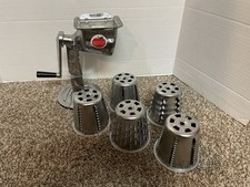 Cortador de cozinha manual gourmet saudável processador de alimentos com 5 cones e protetor de dedo comprar usado  Enviando para Brazil