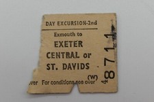 Railway ticket exmouth for sale  REDCAR