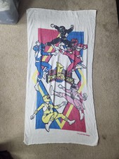 Toalha de banho vintage 1994 Mighty Morphin Power Rangers praia piscina LEIA comprar usado  Enviando para Brazil