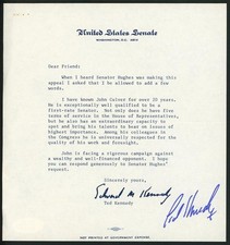 Ted kennedy signed for sale  Manchester