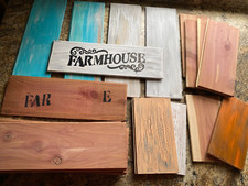 Lot cedar craft for sale  Troy
