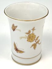Usado, Vaso de cerâmica vintage 4" pintado à mão rosa dourada e borboleta vaso de banheiro Japão em excelente estado usado comprar usado Usado, Vaso de cerâmica vintage 4" pintado à mão rosa dourada e borboleta vaso de banheiro Japão em excelente estado usado comprar usado  Enviando para Brazil