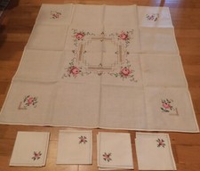 Ensemble nappe serviettes d'occasion  Yvetot