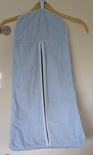 Blue gingham check for sale  ANDOVER