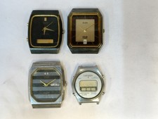 LOTE DE 4 PIEZAS RELOJ PULSERA CUARZO PROPÓSITO REPUESTOS NO FUNCIONA, REPARACION segunda mano  Embacar hacia Mexico