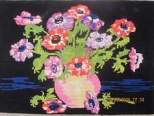 Canevas main. broderie.vintage d'occasion  Chazay-d'Azergues