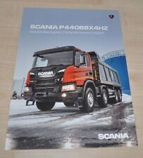 Folheto de caminhão basculante Scania P440 B8x4HZ Prospekt RU comprar usado  Enviando para Brazil