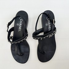 Chanel sandals chain for sale  Cleveland