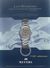 Publicite meyers montre d'occasion  Cires-lès-Mello