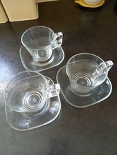 Glass coffee cups for sale  TROWBRIDGE