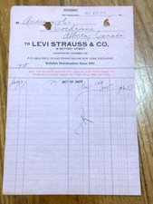1928 levi strauss d'occasion  Expédié en Belgium