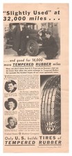 Anúncio impresso 1934 US Rubber Company somente EUA constrói pneus de borracha temperada comprar usado  Enviando para Brazil