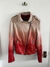 Muubaa leather biker for sale  LONDON