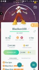 Shiny Blaziken ( Two Charged Moves ) Pokemon Trade Go segunda mano  Embacar hacia Argentina