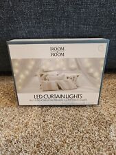 Luzes de cortina de LED para sala 2 quartos 80 LEDs • Conjunto de 10 fios • Comprimento total de 5 pés comprar usado  Enviando para Brazil