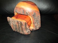 Usado, 1983 Raymond Pelton Eucalyptus Wood Carved Puzzle Trinket Art Box Limb Stash  comprar usado  Enviando para Brazil