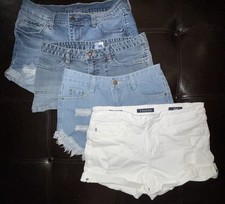 Lote a Granel de 4 Shorts Jeans Azul Jeans S/M Old Navy Boyfriend Vigoss Palmer Tilt, usado comprar usado  Enviando para Brazil