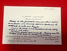 Fa49 carte signée d'occasion  Bordeaux-