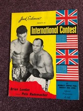 boxing programme for sale boxing programme for sale POOLE