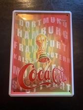 Blech werbeschild fussball gebraucht kaufen  München