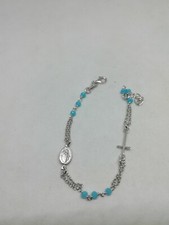 Bracciale argento rosario usato  Pomigliano d'Arco