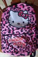 Mochila escolar Hello Kitty grande livro bolsa de viagem estudante acampamento de férias, usado comprar usado  Enviando para Brazil