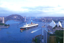 1990 postcard cunard for sale  SALISBURY