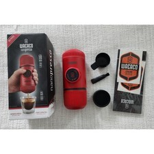 WACACO Nanopresso Cafetera Espresso Portátil - Roja, Manual 18 Bar Presión segunda mano  Embacar hacia Mexico